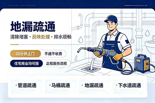 黄骅地漏疏通